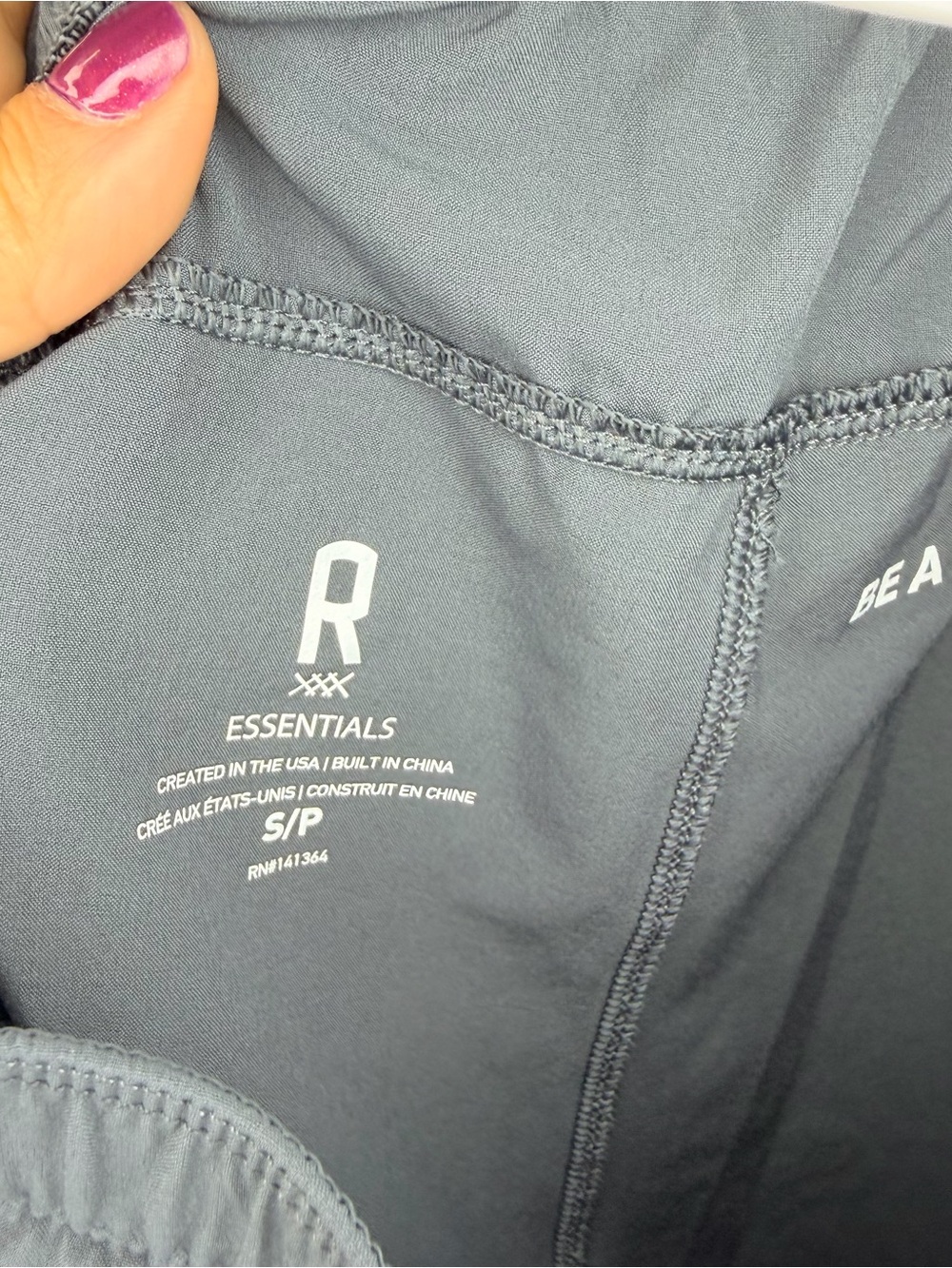 Rhone Essentials Men's Gray Hybrid Athletic Shorts with Pockets Size S - Picture 2 of 7